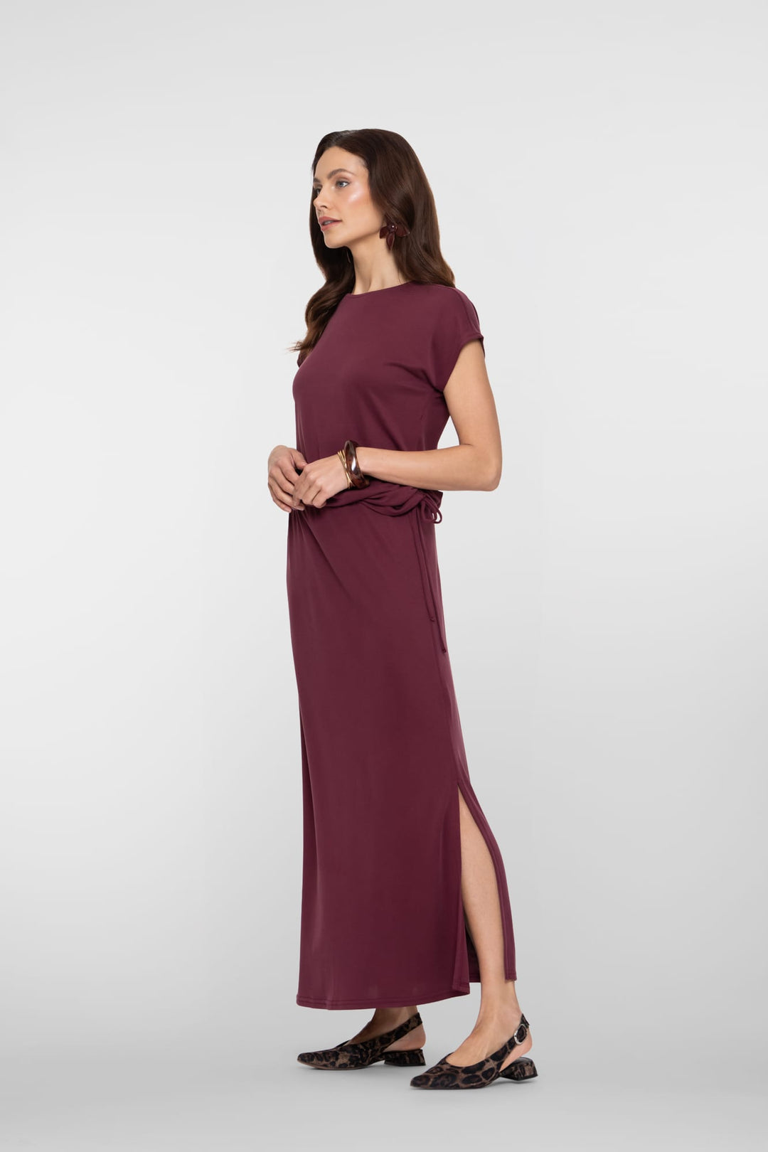 Geisha 66364-20 rok maxi dames bordeaux