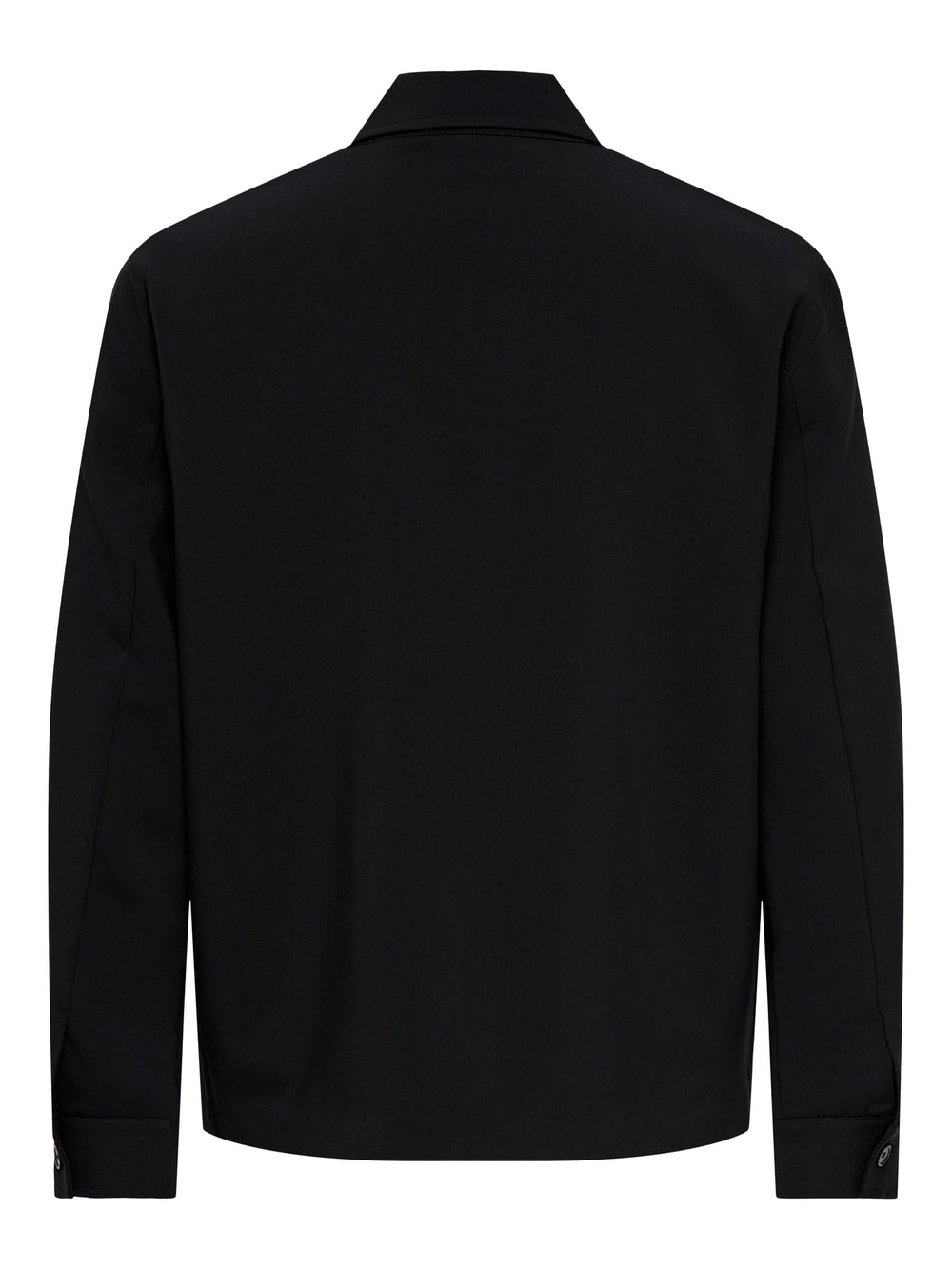 ONLY & SONS zwart overhemd l/m heren – stijlvol en comfortabel