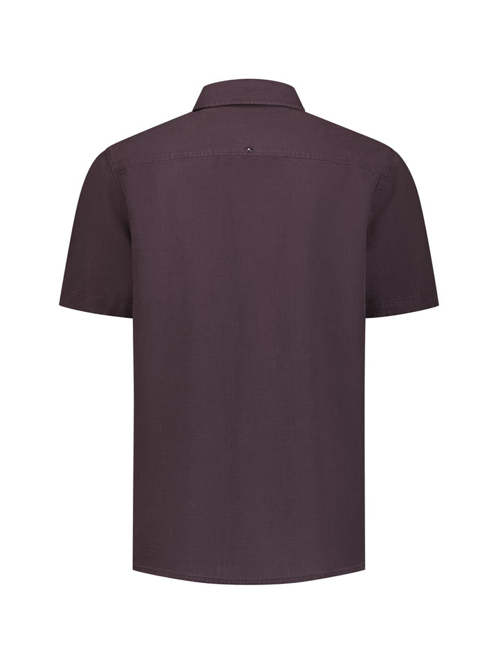 No Excess overhemd l/m bruin dessin – heren