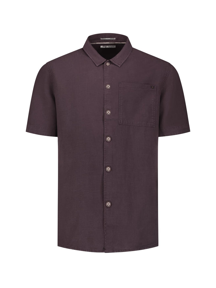 No Excess overhemd l/m bruin dessin – heren