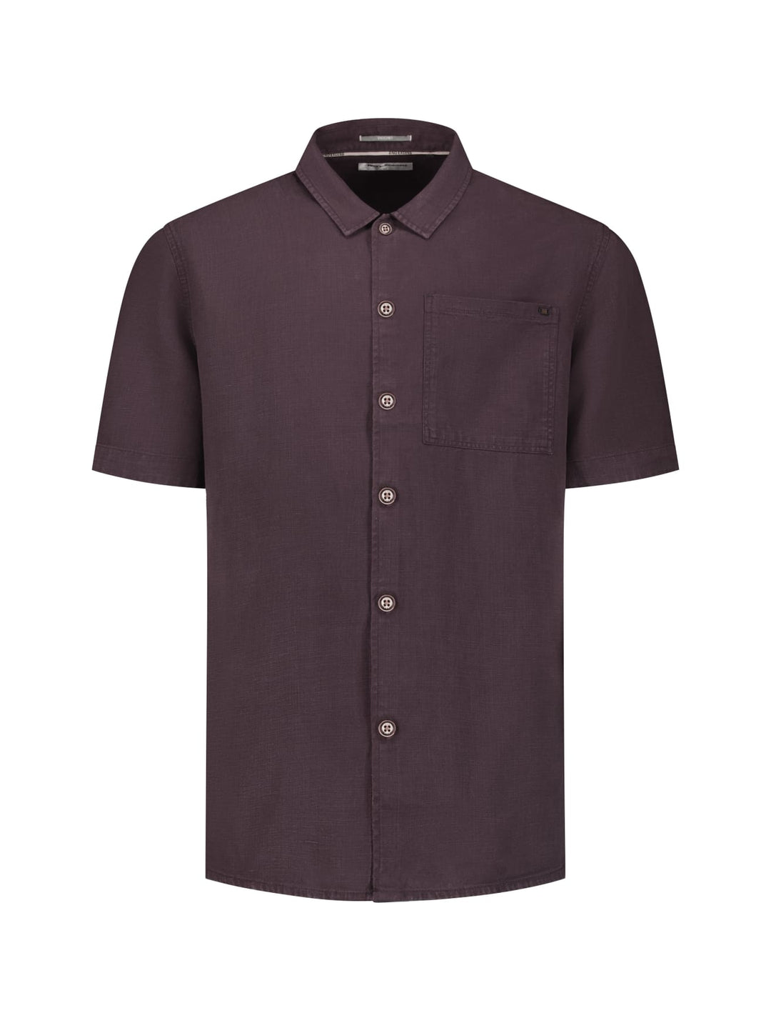 No excess 32420423 overhemd l/m bruin dessin – heren