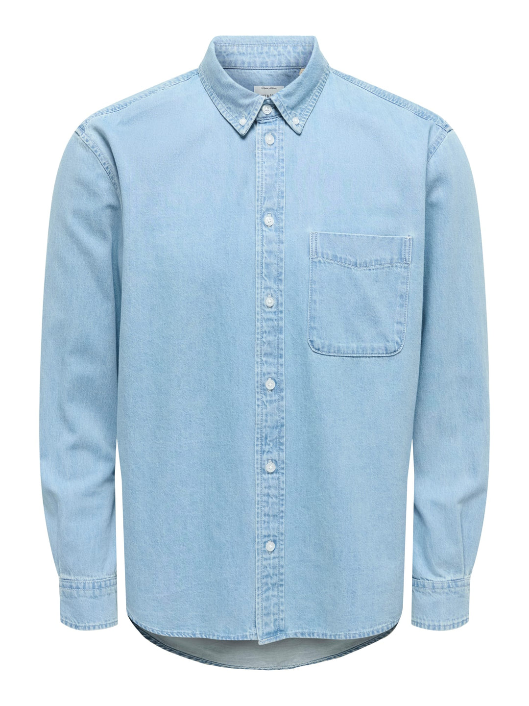 ONLY & SONS 22036600 Orson overhemd l/m denim blue denim – heren