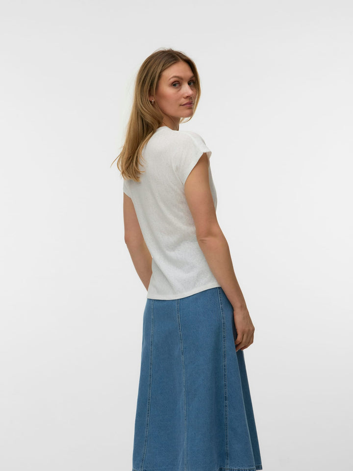 VERO MODA Jinnie top off-white – dames