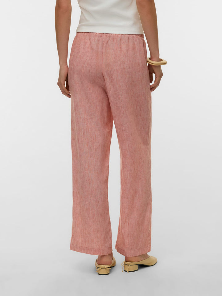 VERO MODA Charline lange broek oud roze – dames