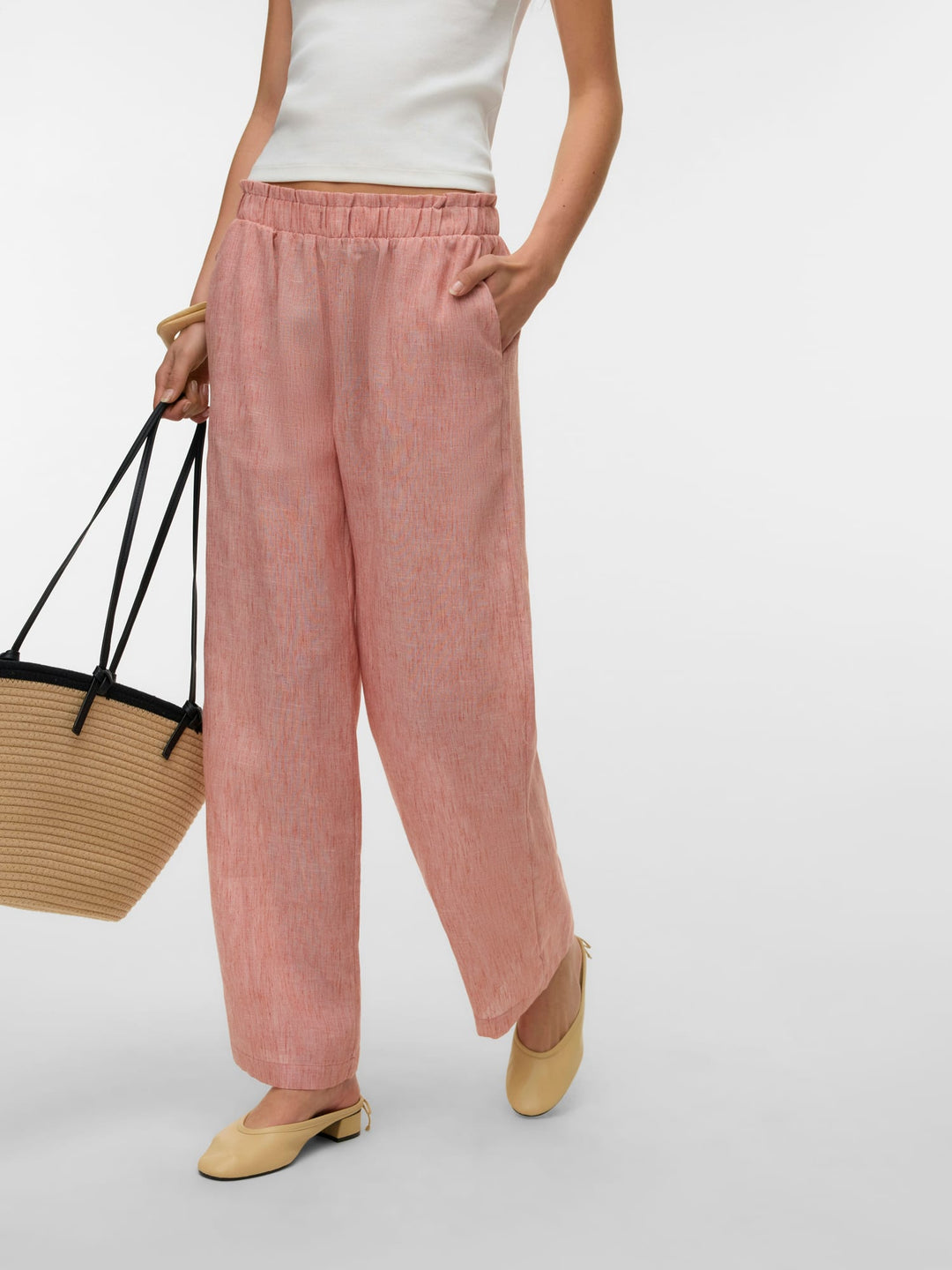 VERO MODA 10350442 Charline loungebroek oud roze
