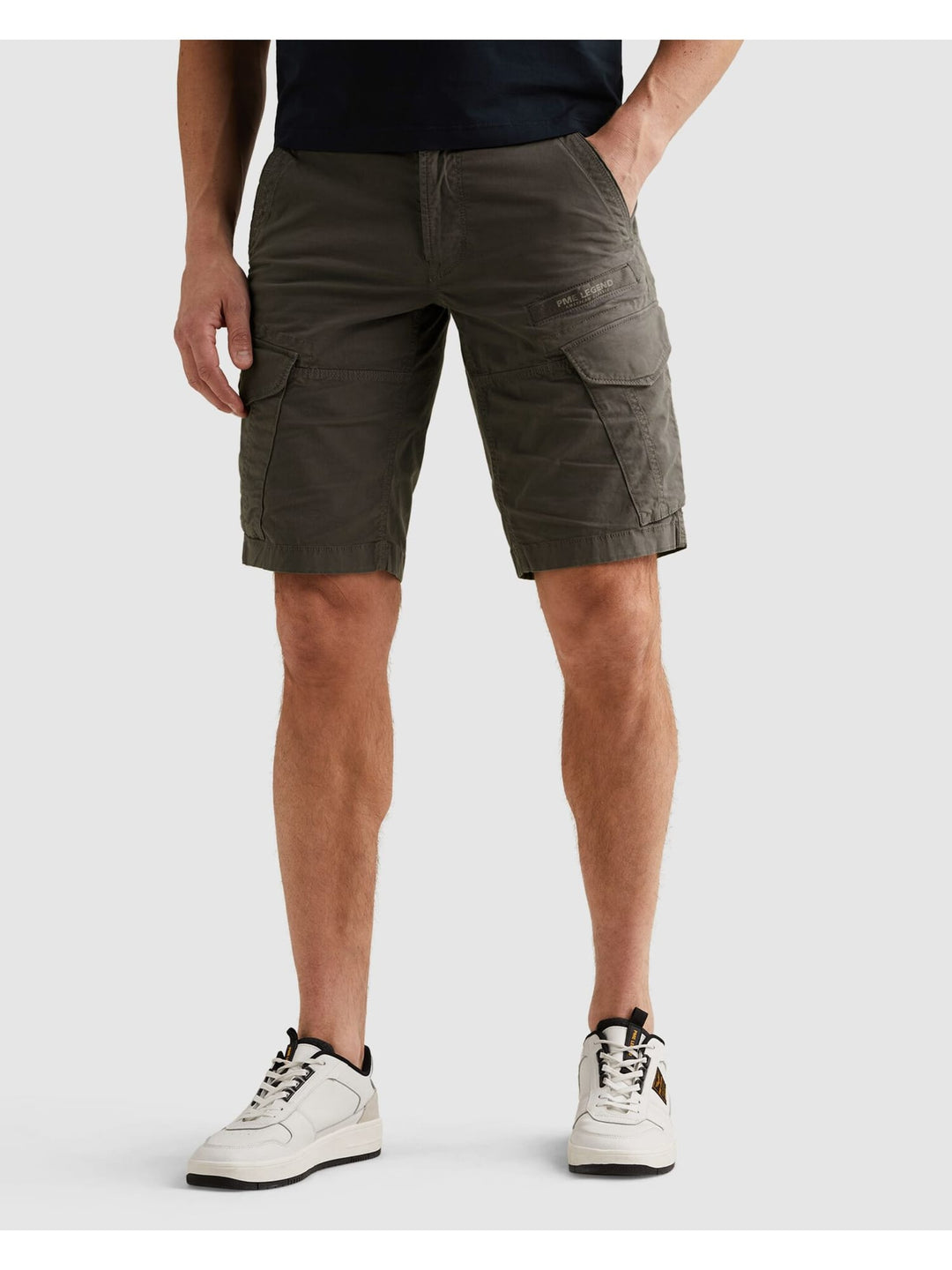 PME-Legend NORDROP CARGO SHORTS grijs – heren shorts