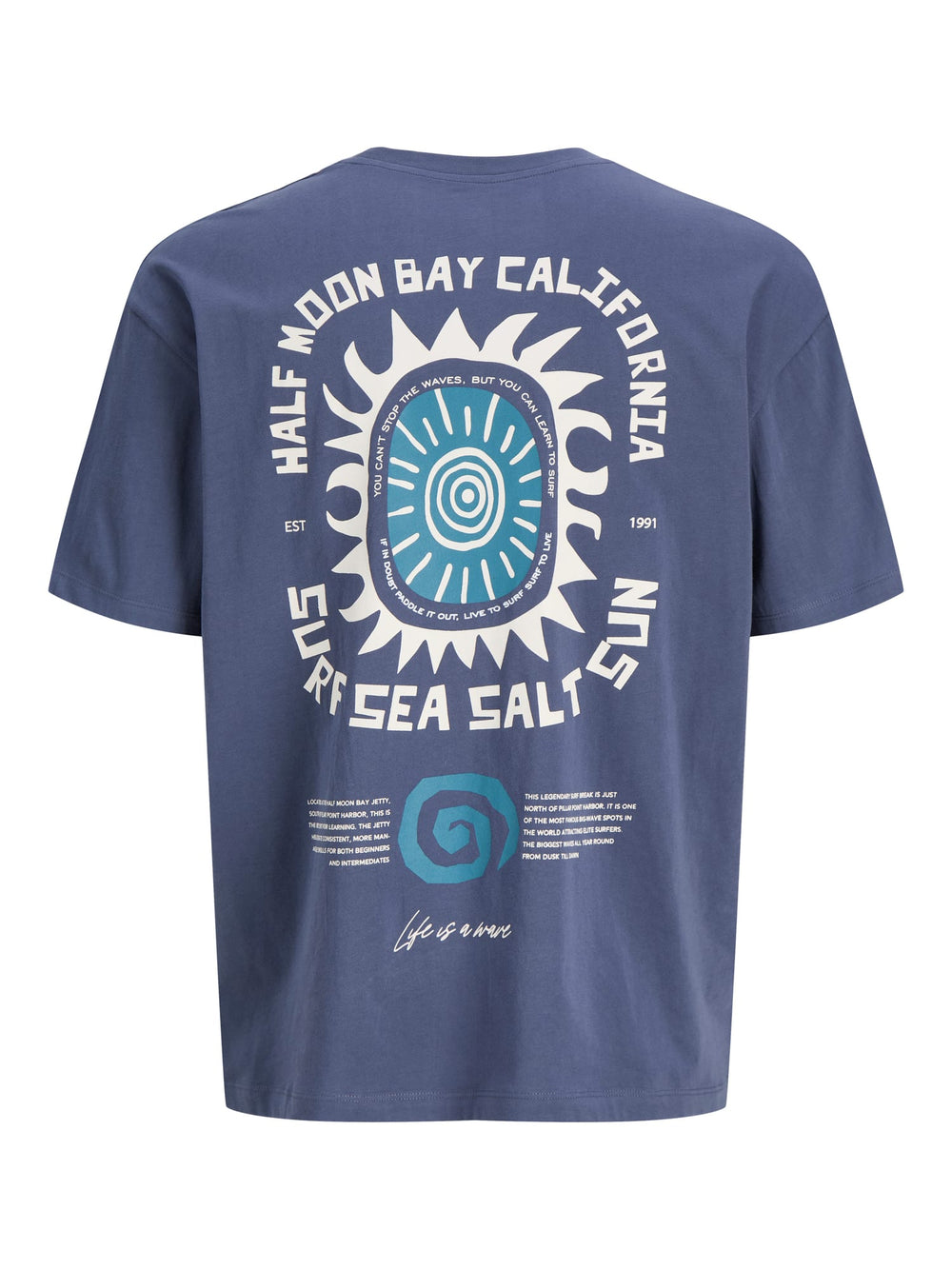 Jack & Jones 12310195 Surf T-shirt rafblauw – heren