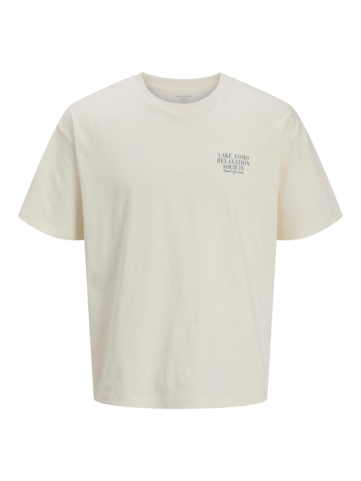 Jack & Jones Desti T-shirt off-white – heren