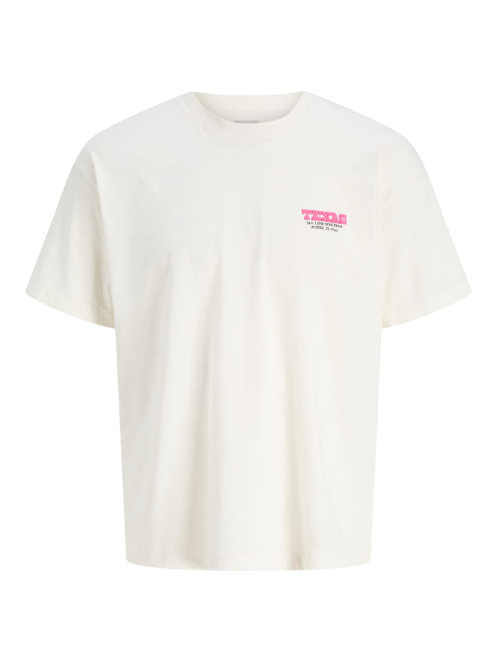 Jack & Jones JORSAG T-shirt ecru – heren
