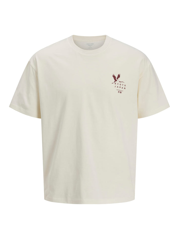 Jack & Jones Desti t-shirt off-white – heren