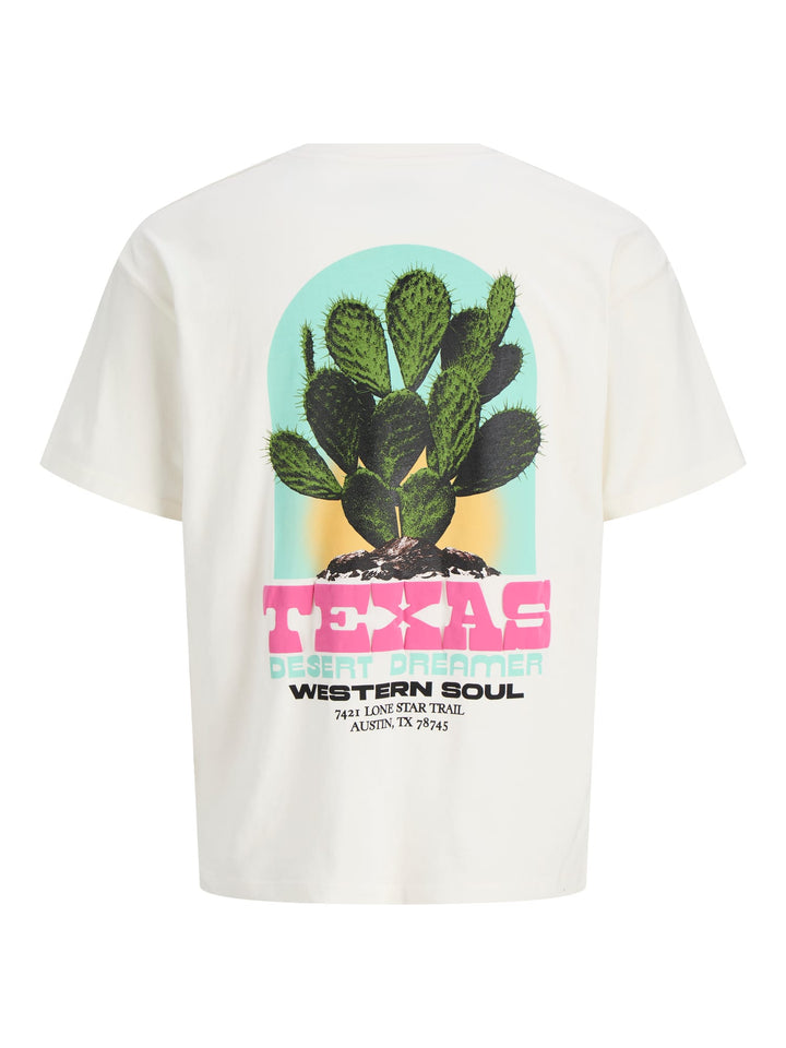 Jack & Jones JORSAG T-shirt ecru – heren