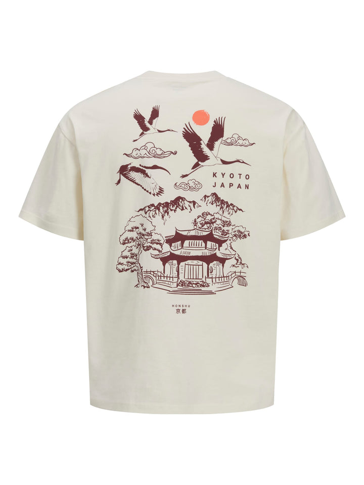 Jack & Jones Desti t-shirt off-white – heren