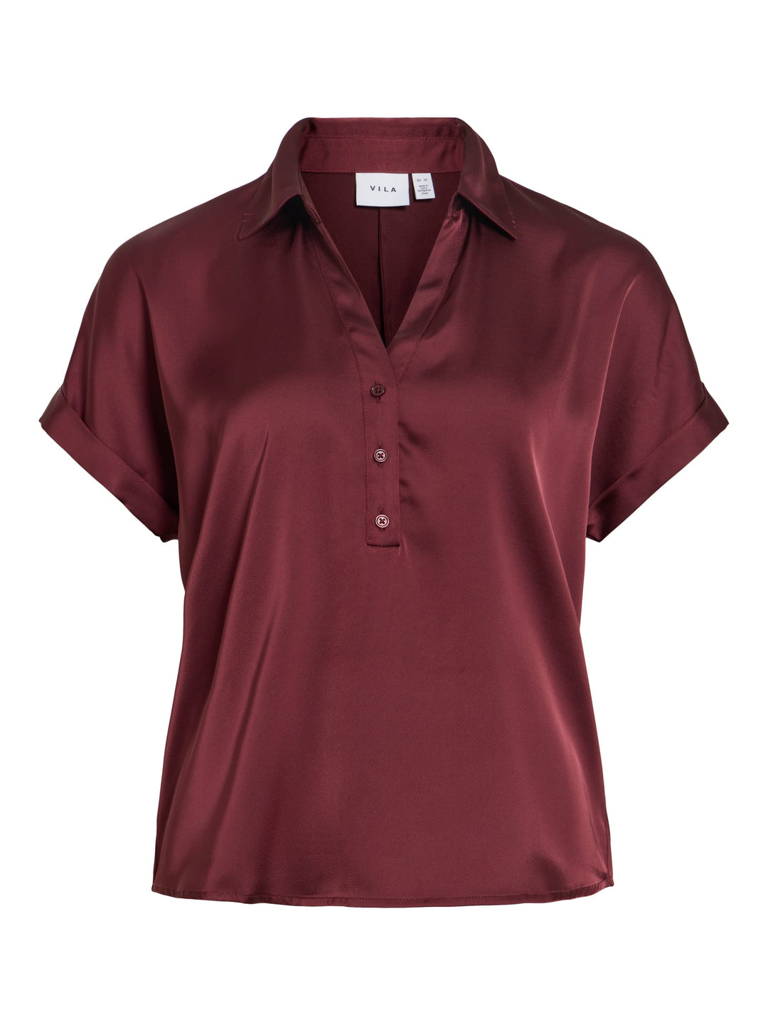 Vila Enna polo k/m bordeaux – dames