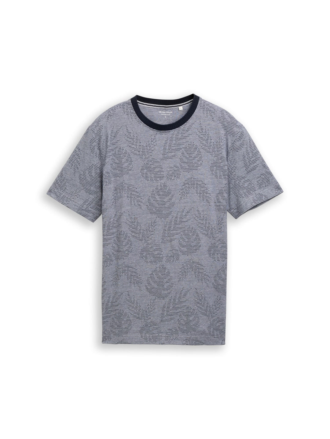 Tom Tailor 1051163 t-shirt k/m heren blauw dessin