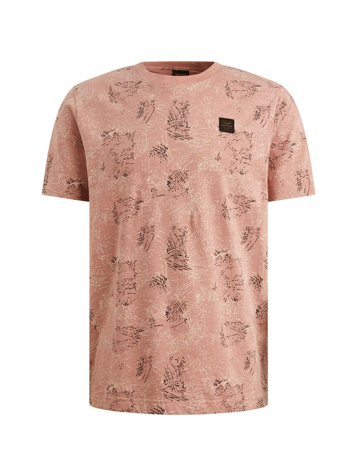 PME-Legend T-shirt roze dessin – heren
