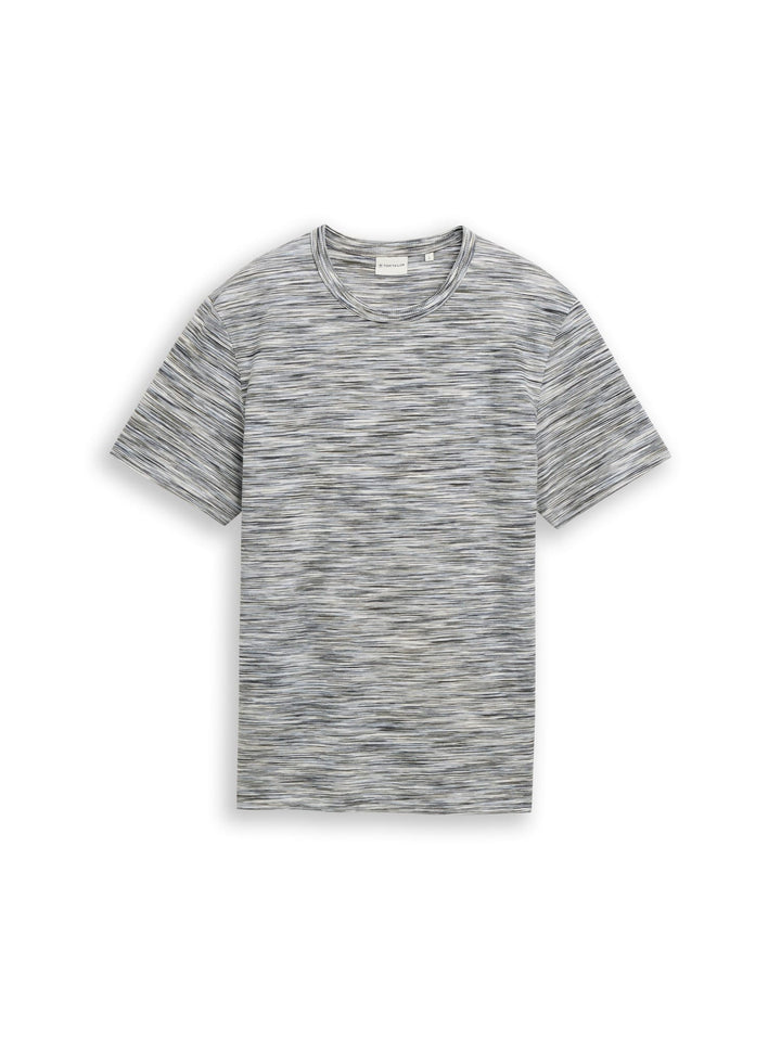 Tom Tailor Piqué T-shirt groen dessin – heren