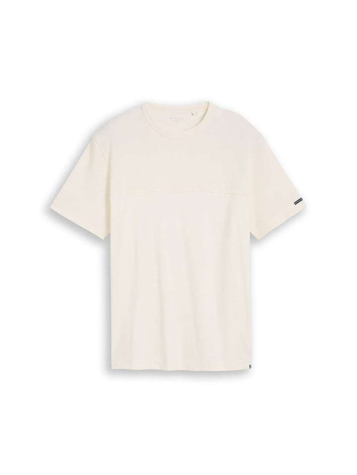 Tom Tailor T-shirt ecru – heren