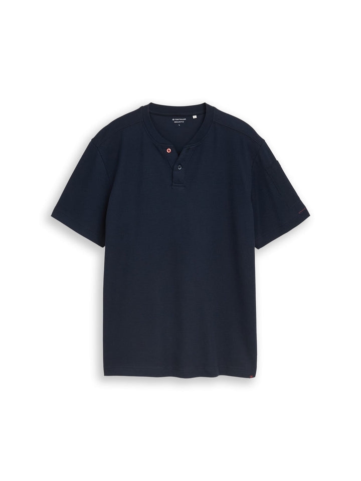 Tom Tailor Henley T-shirt navy – heren