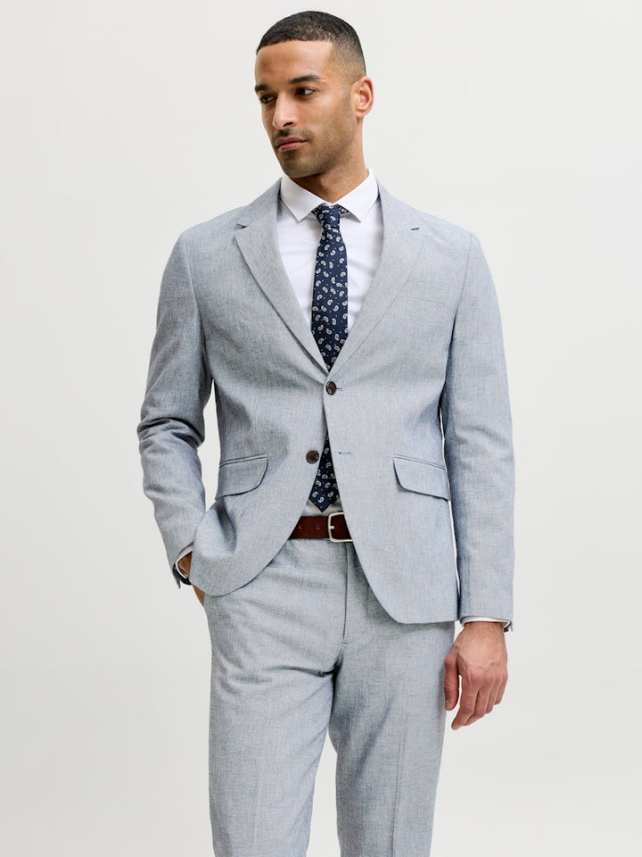 Jack & Jones 12291806 Martin colbert blauw melee – heren