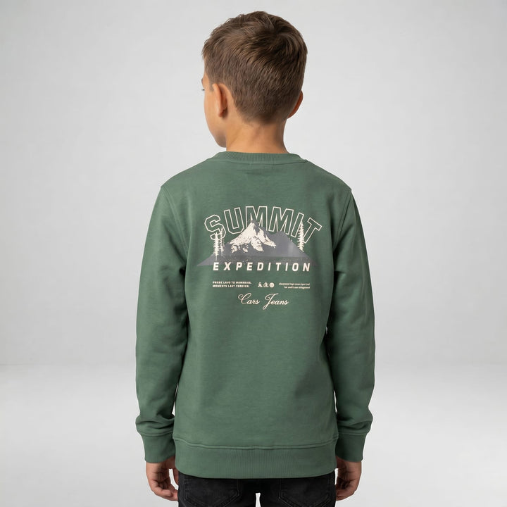 Cars boys sweater jongens groen dessin – Taray jr.