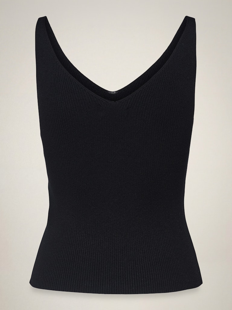 Jacqueline de Yong Nanna zwart – dames singlet