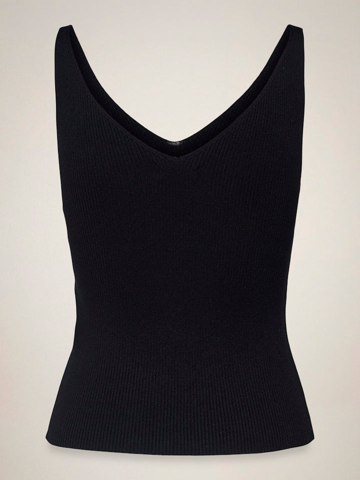 Jacqueline de Yong Nanna zwart – dames singlet