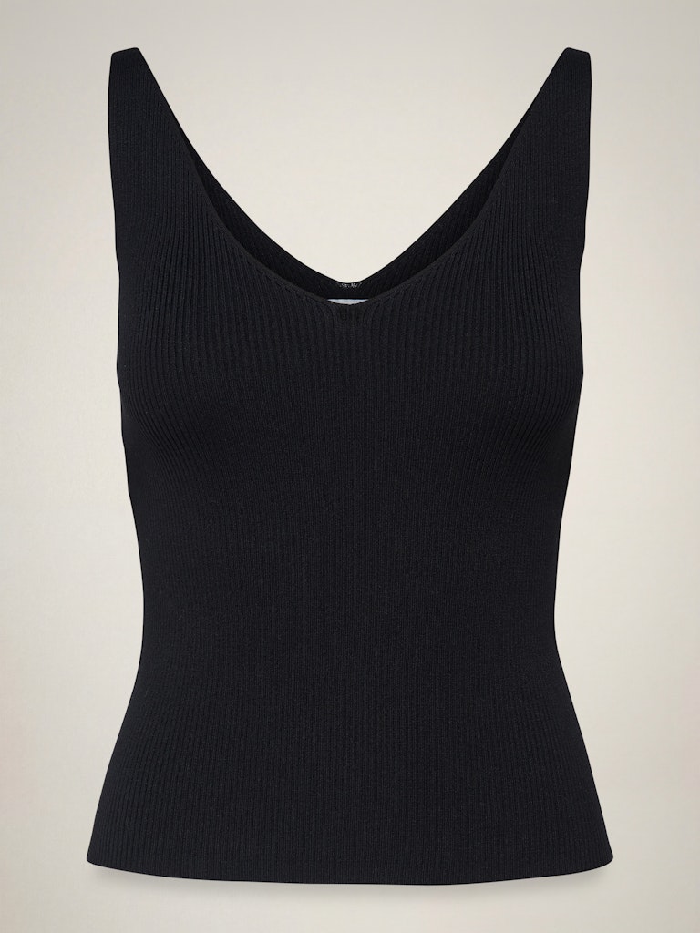 Jacqueline de Yong Nanna zwart – dames singlet