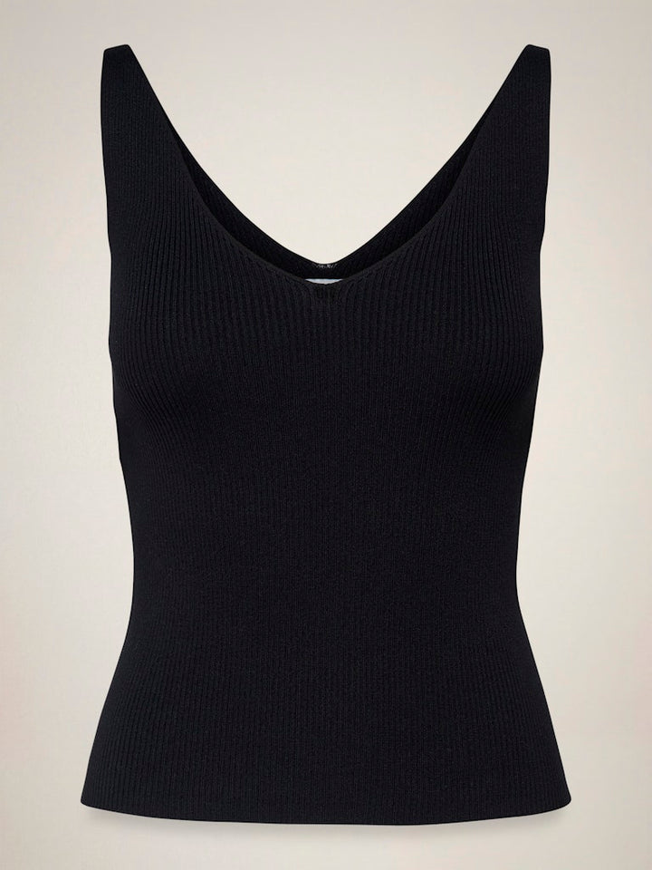 Jacqueline de Yong Nanna zwart – dames singlet
