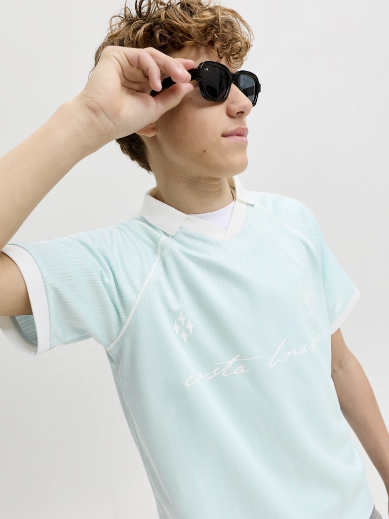 Jack & Jones Kids polo lichtblauw – jongens
