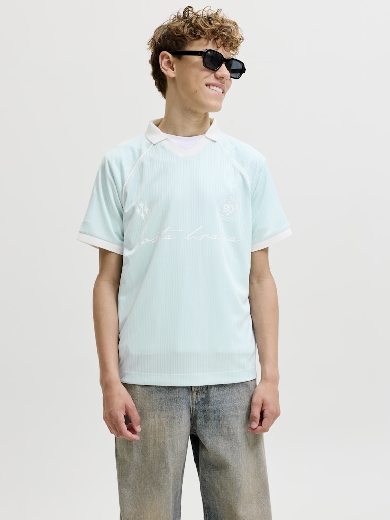 Jack & Jones Kids polo lichtblauw – jongens