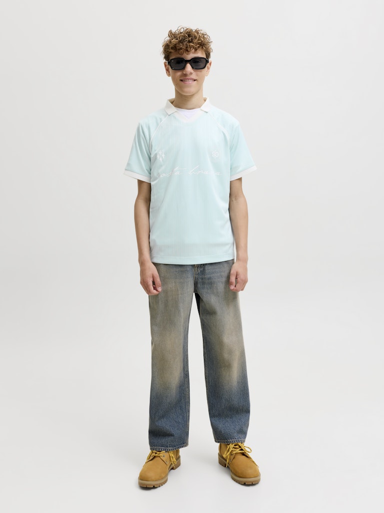 Jack & Jones Kids polo lichtblauw – jongens