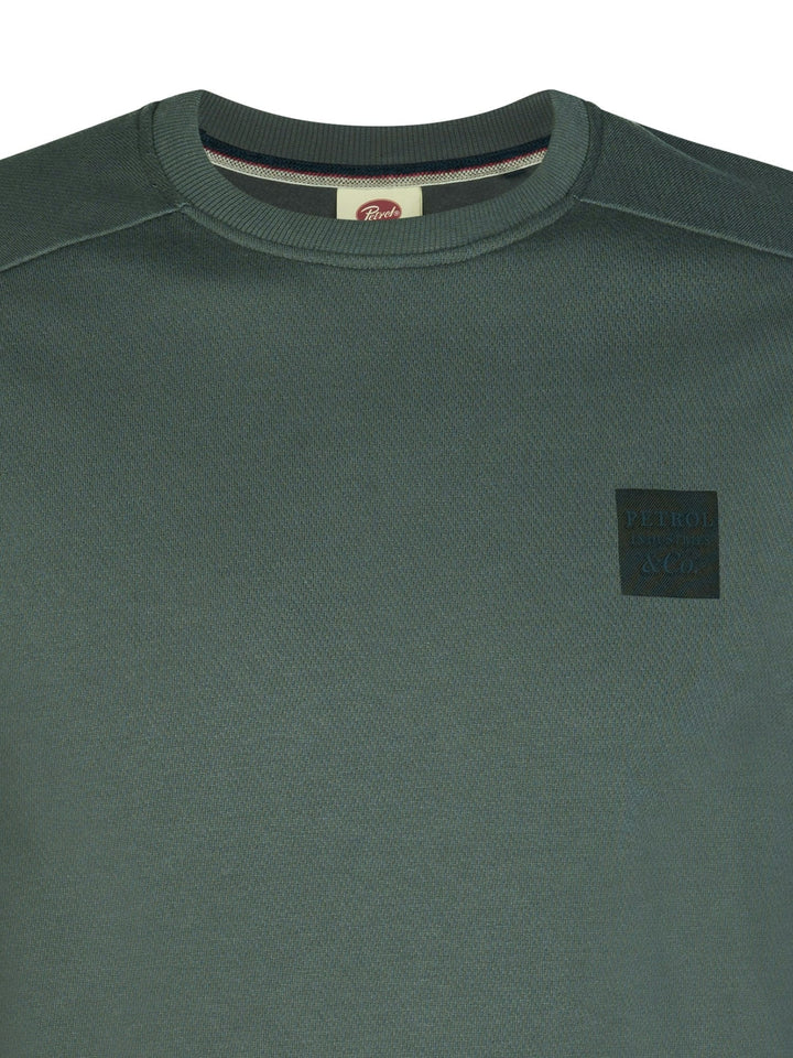 Petrol men M-3060-SWR322 sweater heren olijf