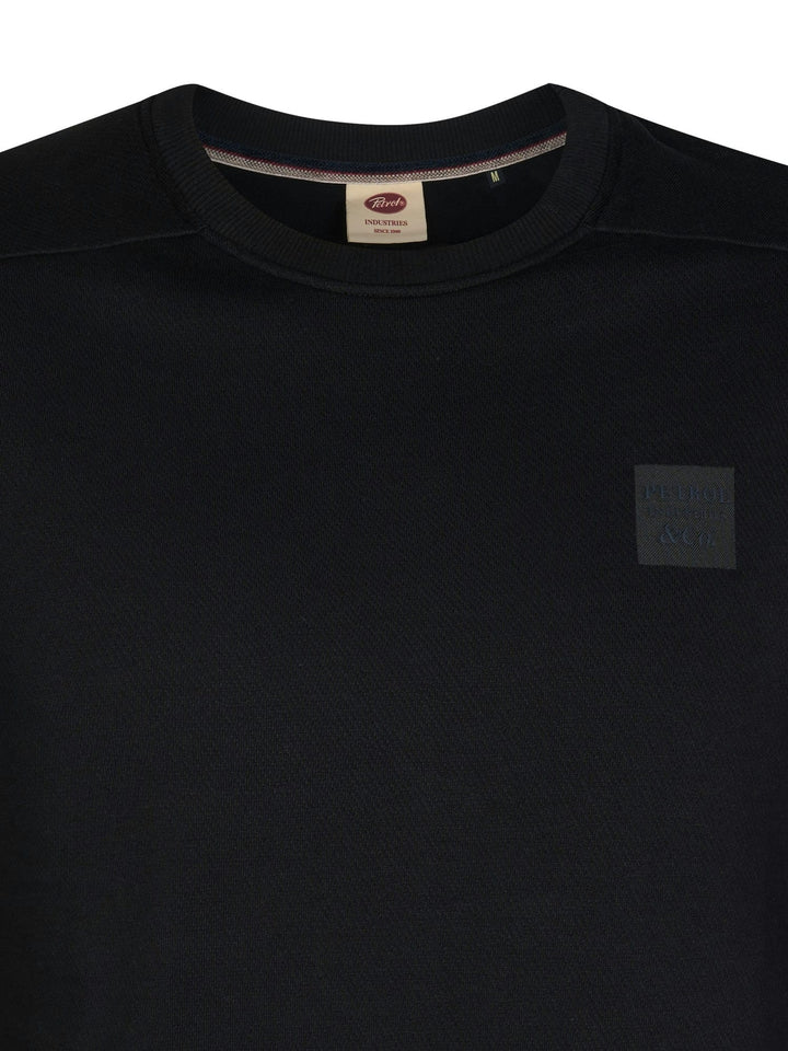 Petrol men M-3060-SWR322 sweater zwart – heren