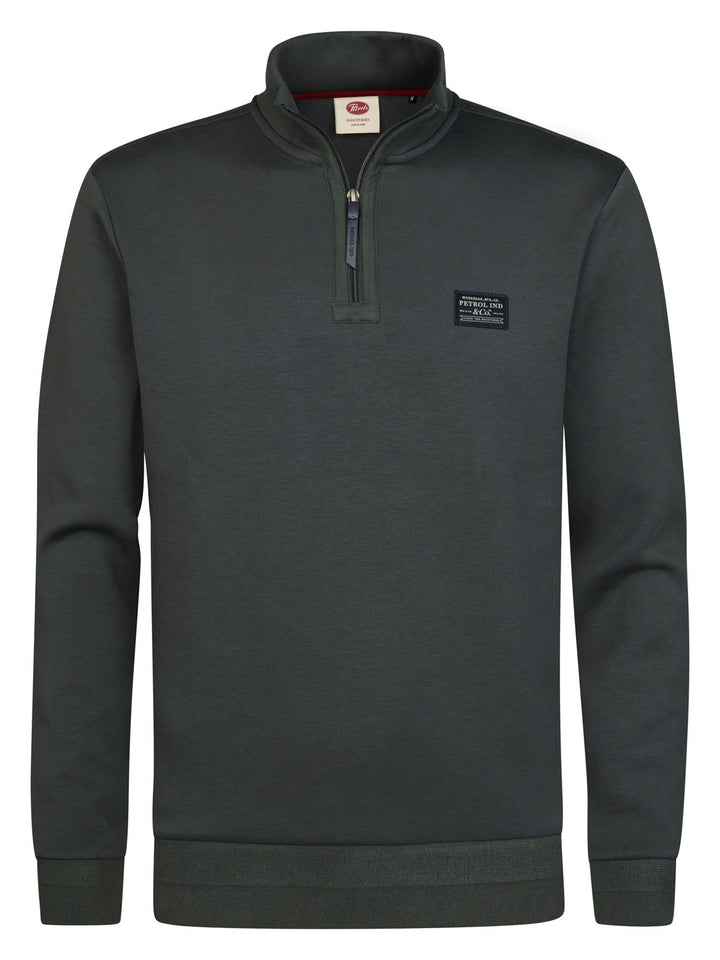 Petrol men M-3060-SWC318 sweater heren olijf