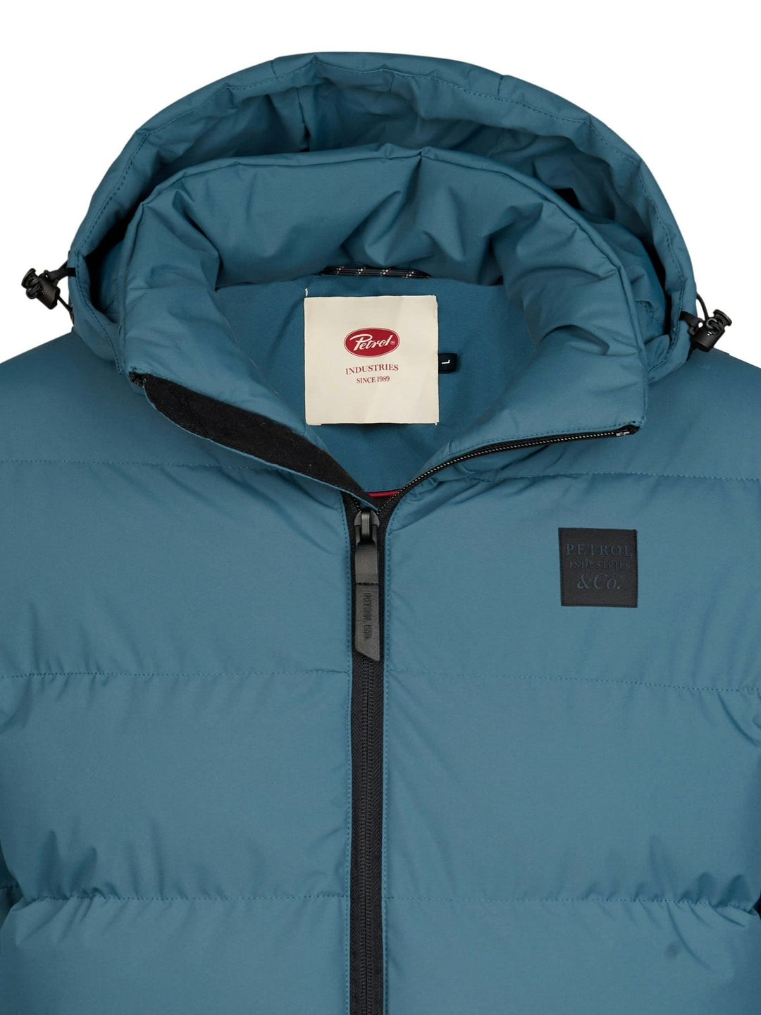 Petrol men M-3060-JAC124 winterjas heren blue denim - Petrol Blauw
