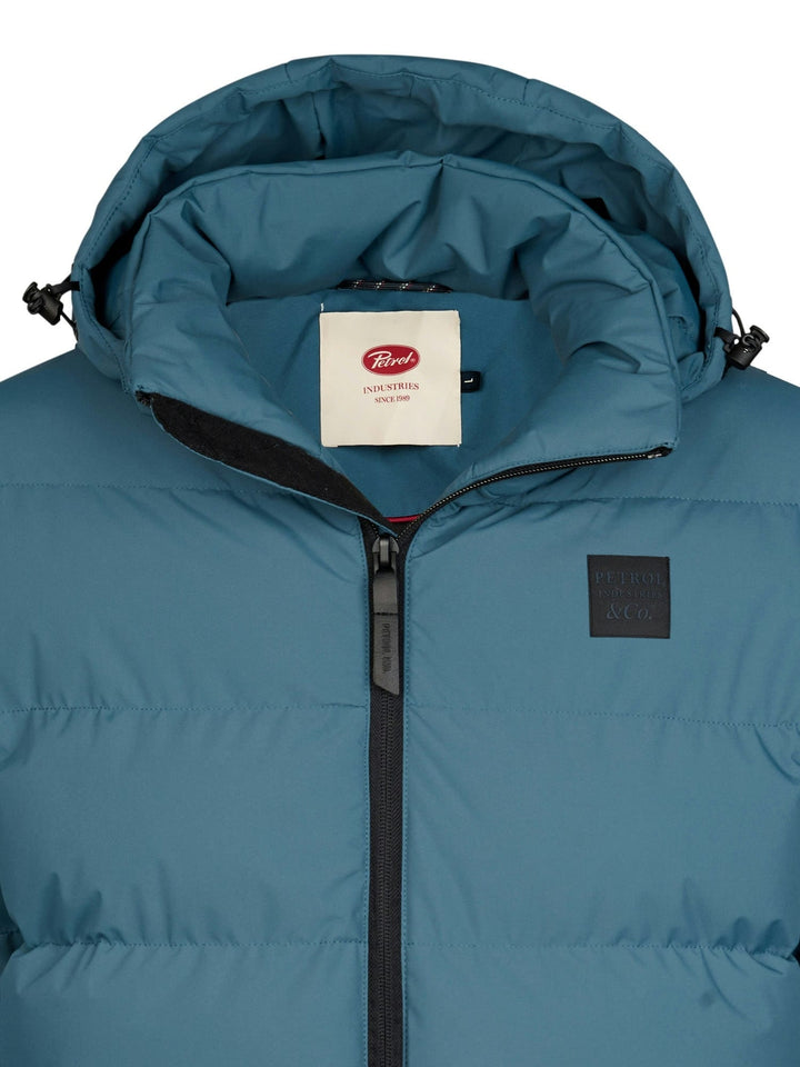 Petrol men M-3060-JAC124 winterjas heren blue denim - Petrol Blauw