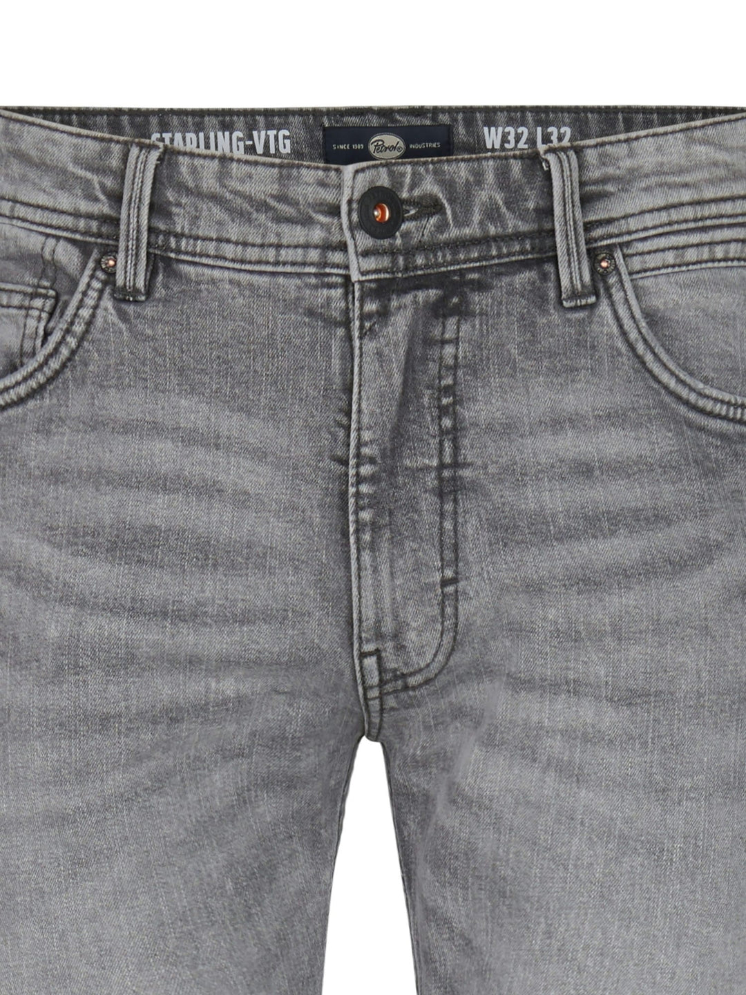 Petrol men STARLING-VTG L32 jeans loose fit antraciet - Grey Denim - L32