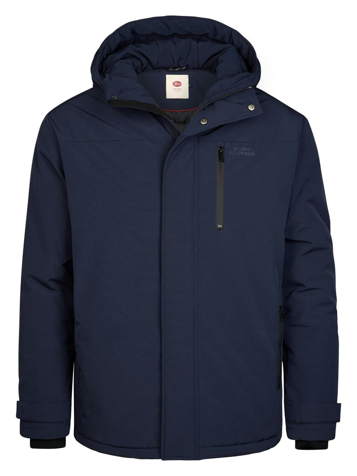 Petrol men M-3060-JAC104 winterjas heren blue denim - Navy
