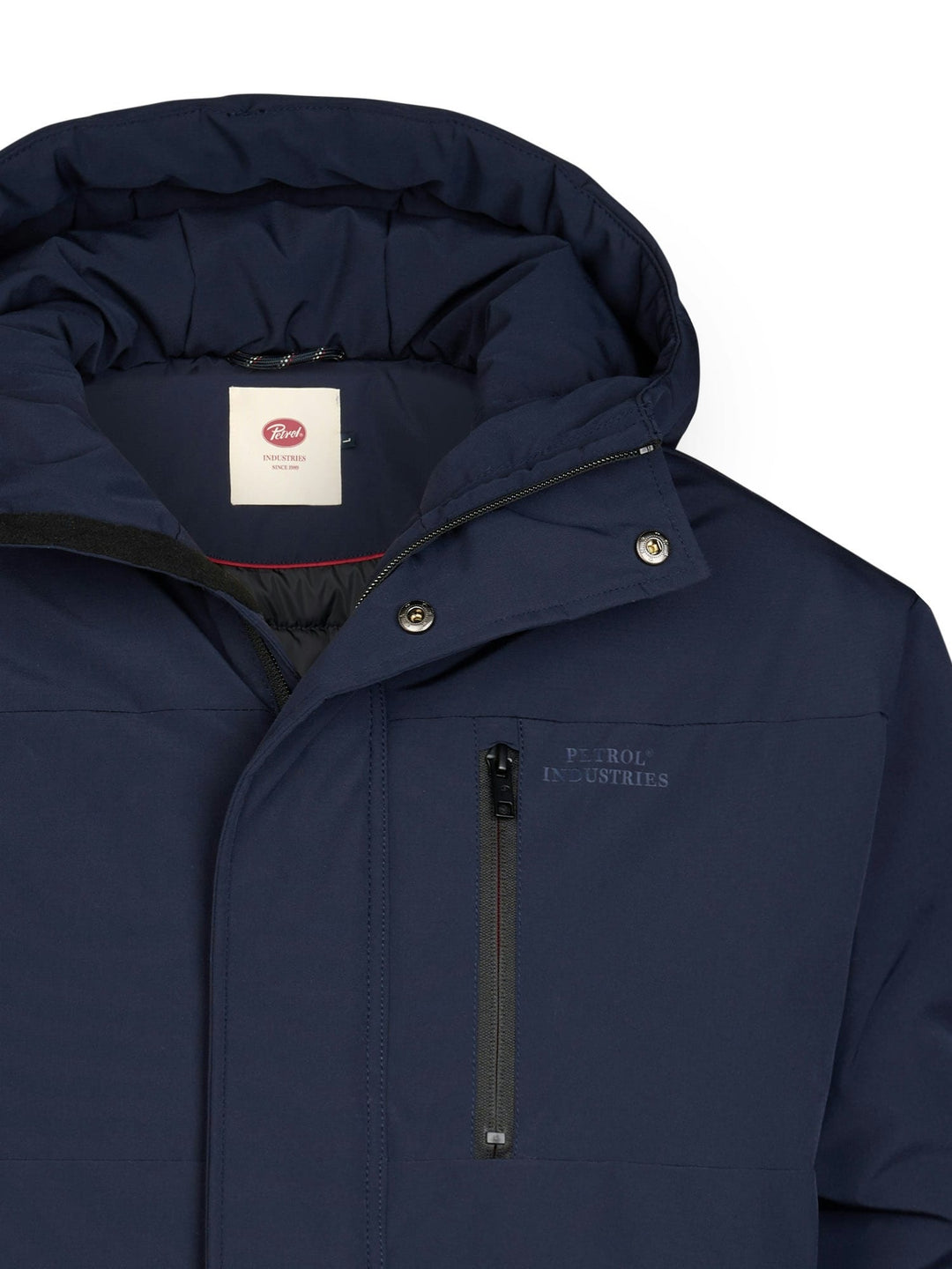 Petrol men M-3060-JAC104 winterjas heren blue denim - Navy