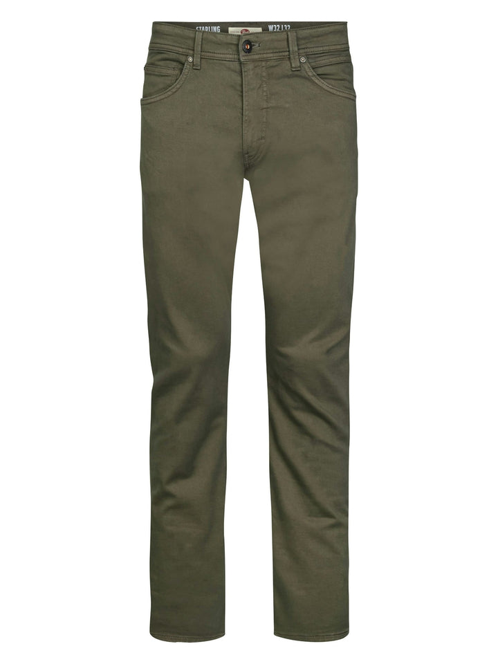 Petrol men M-3060-DNM010 L34 lange broek antraciet – heren - Donkergroen - L34