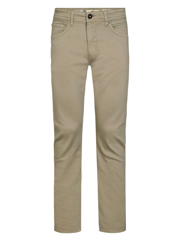Petrol men M-3060-DNM010 lange broek heren bruin dessin - Licht Bruin - L34