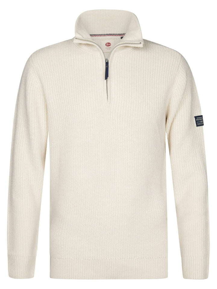 Petrol men M-3060-KWC262 trui heren lichtgrijs - Beige