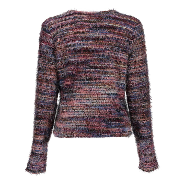 Geisha 64500-10 vest gebreid dames rood dessin