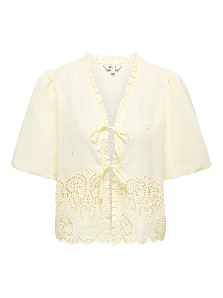 Only 15371045 Bryson top k/m dames licht geel