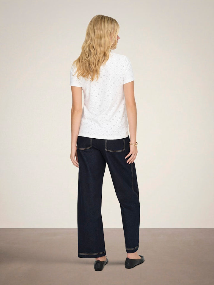 Jacqueline de Yong Cathinka top off-white – dames
