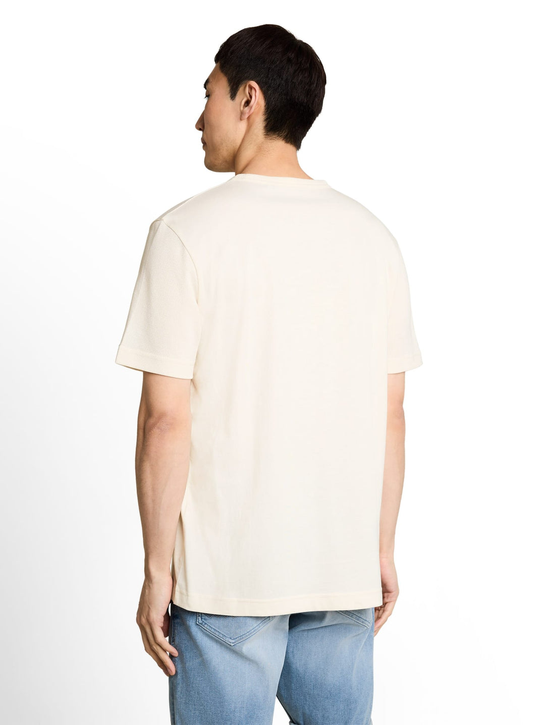 Tom Tailor T-shirt ecru – heren