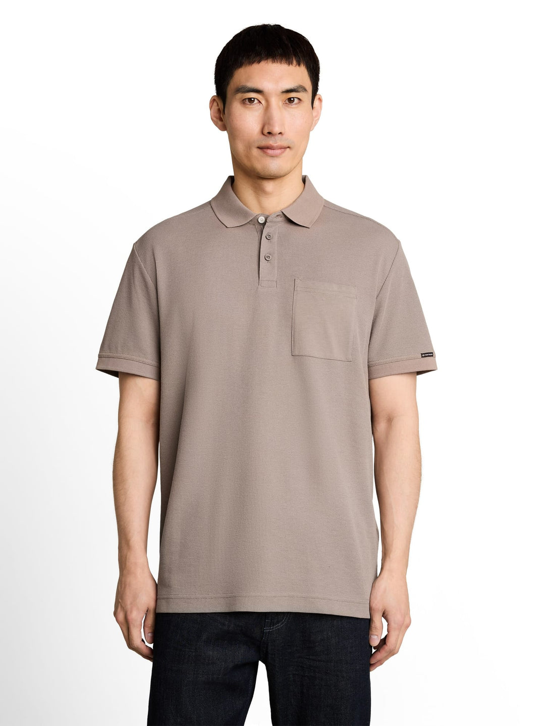 Tom Tailor poloshirt taupe – heren