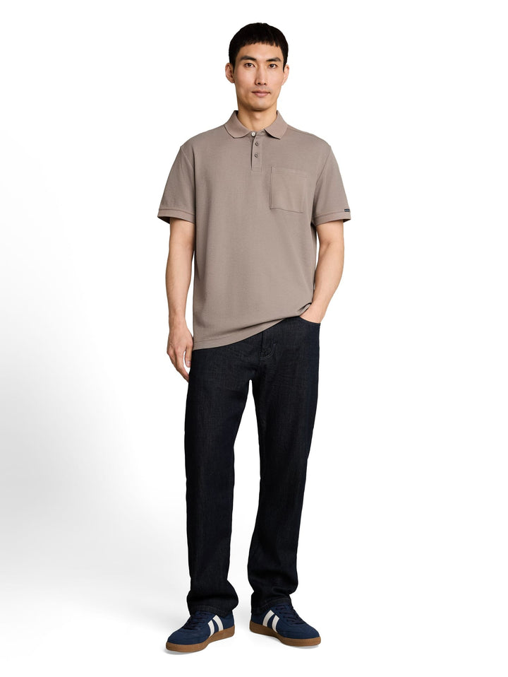 Tom Tailor poloshirt taupe – heren