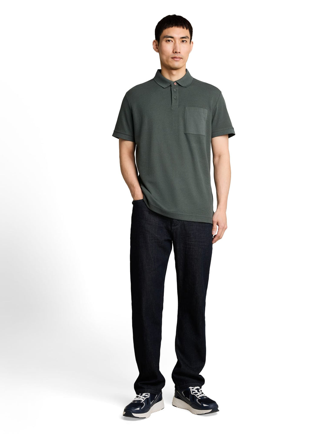 Tom Tailor poloshirt olijf – heren