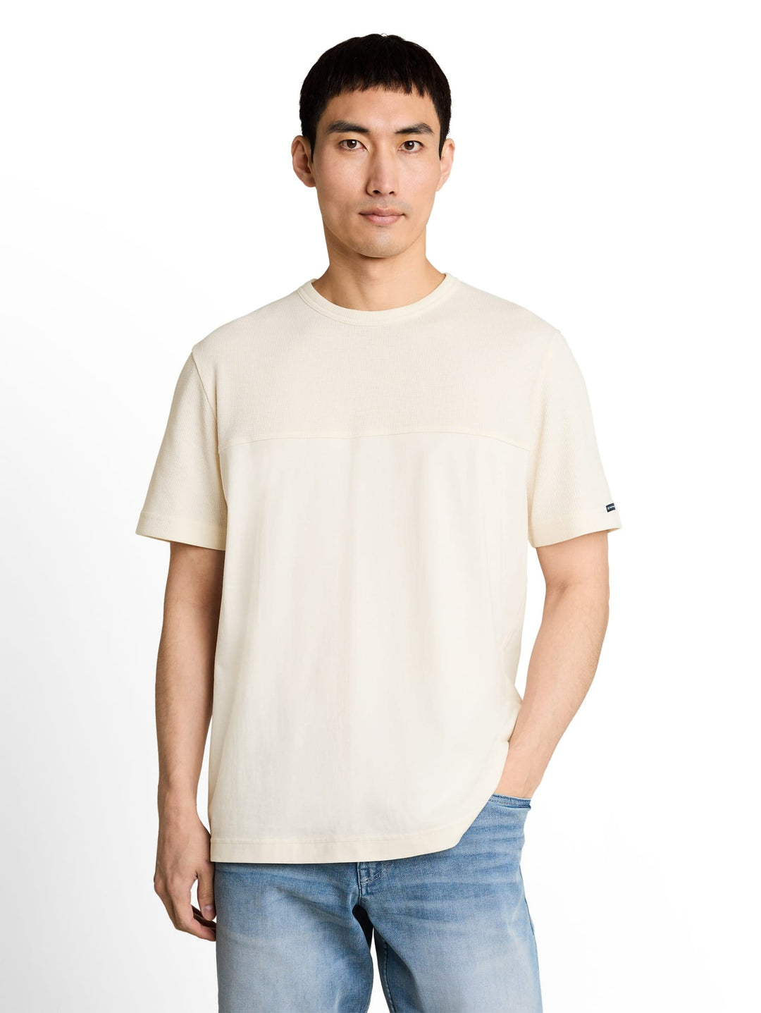 Tom Tailor T-shirt ecru – heren